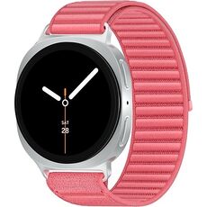 Galaxy Watch8 | 40 мм | 4G LTE | Silver | Fabric/Red | M/L, Размер: 40 мм, Цвет: Silver, Тип ремешка: Fabric, Цвет ремешка: Red, Размер ремешка: M/L, Подключение часов: Bluetooth / Wi-Fi + 4G LTE